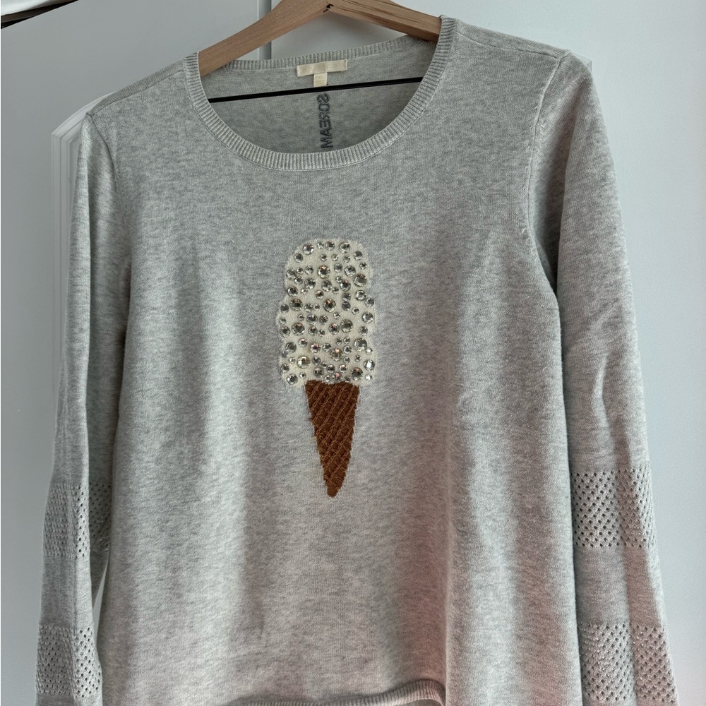 Lisa Todd Gray Knit Sweater